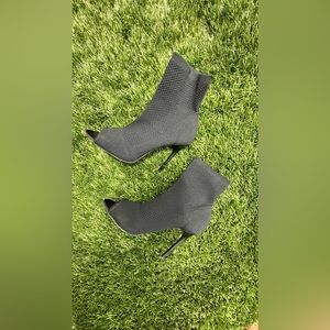 Mango open-toe boots